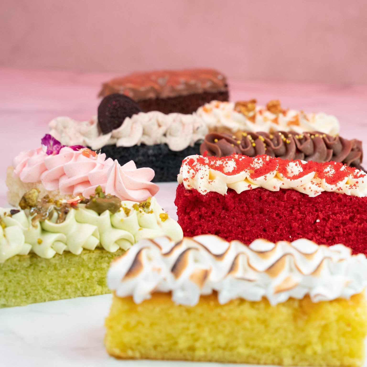 Assorted Cake Fingers (16) Shazmins Petite Patisserie